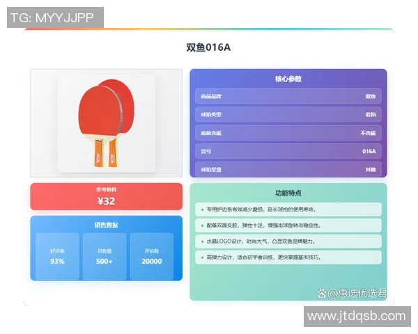 乒乓球装备选购指南精选优质球拍推荐助你提升球技
